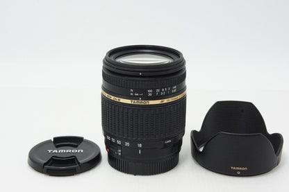 Excellent Condition TAMRON AF 18-250mm F3.5-6.3 Di II LD Aspherical IF MACRO A18 Canon EF Mount APS-C With Hood 260326d