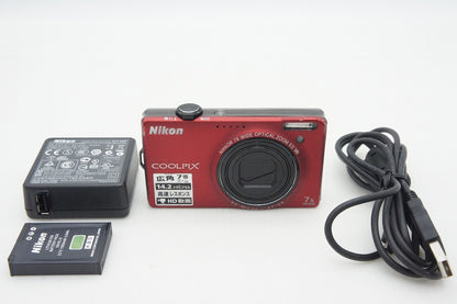 Nikon ニコン COOLPIX S6000 コンパクトデジタルカメラ フラッシュレッド 251215w