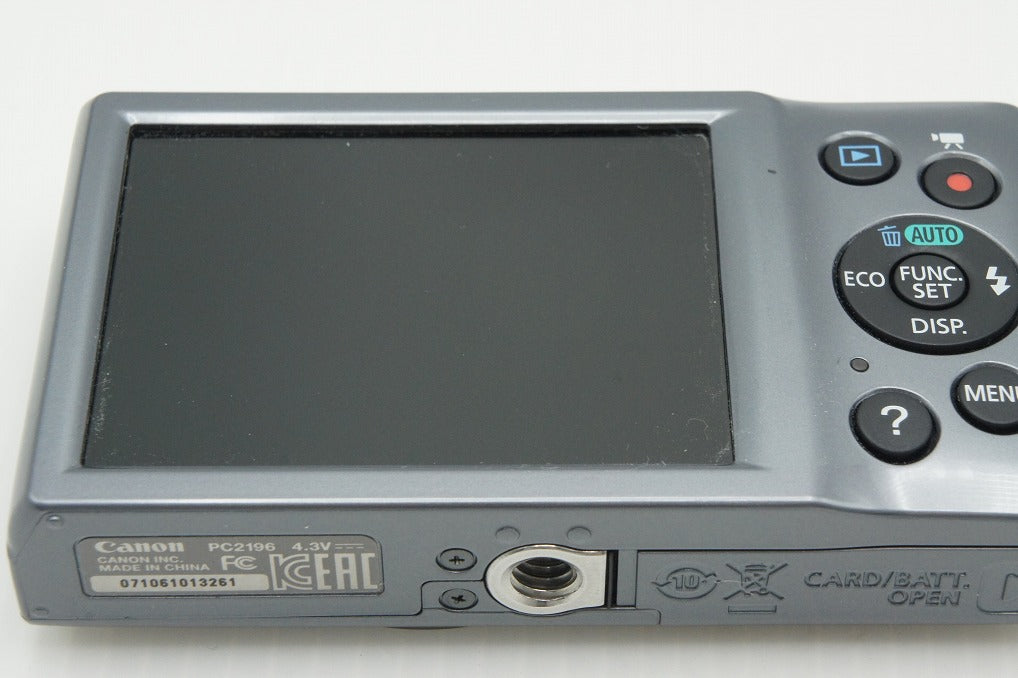 美品 Canon キヤノン IXY 160 コンパクトデジタルカメラ シルバー 元箱付 260221t