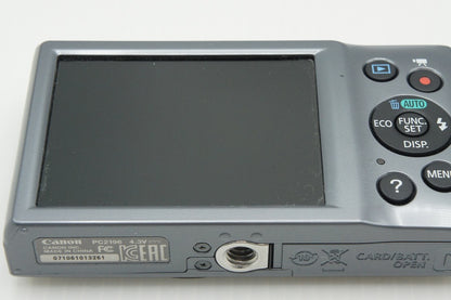 美品 Canon キヤノン IXY 160 コンパクトデジタルカメラ シルバー 元箱付 260221t