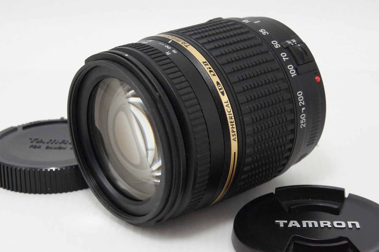 Excellent Condition TAMRON AF 18-250mm F3.5-6.3 Di II LD Aspherical IF MACRO A18 Canon EF Mount APS-C With Hood 260326d