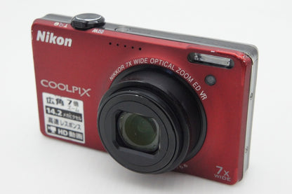 Nikon ニコン COOLPIX S6000 コンパクトデジタルカメラ フラッシュレッド 251215w