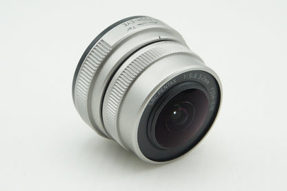 美品 PENTAX ペンタックス 03 FISH-EYE 3.2mm F5.6 Qシリーズ用 単焦点レンズ 260221q