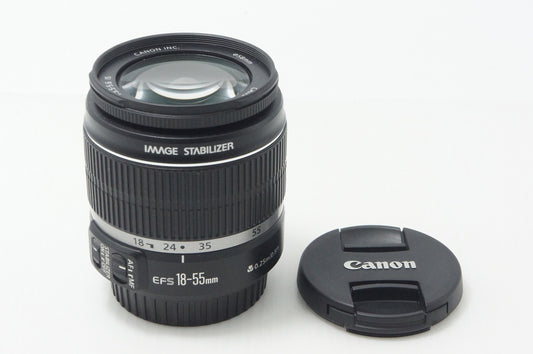 良品 Canon キヤノン EF-S 18-55mm F3.5-5.6 IS APS-C ズームレンズ 260909ah
