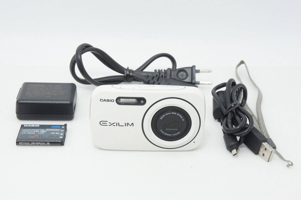 美品 CASIO カシオ EXILIM EX-N1 コンパクトデジタルカメラ ホワイト 260326k
