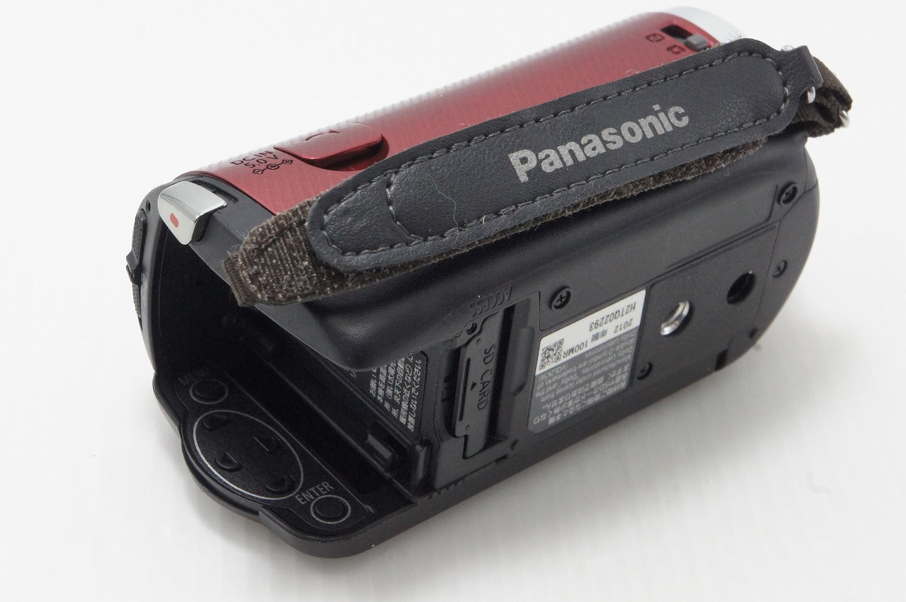 美品 Panasonic パナソニック HC-V100M デジタルビデオカメラ レッド