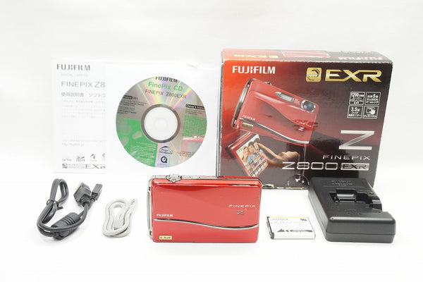 FUJIFILM フジフィルム FinePix Z800EXR コンパクトデジタルカメラ レッド 元箱付 240703d