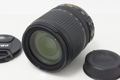 美品 Nikon ニコン AF-S DX NIKKOR 18-105mm F3.5-5.6G ED VR APS-C ズームレンズ フード付 260907l