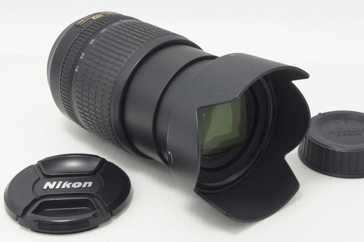 美品 Nikon ニコン AF-S DX NIKKOR 18-105mm F3.5-5.6G ED VR APS-C ズームレンズ フード付 260907l