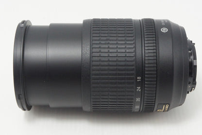 美品 Nikon ニコン AF-S DX NIKKOR 18-105mm F3.5-5.6G ED VR APS-C ズームレンズ フード付 260907l
