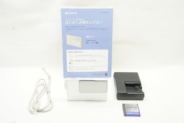 良品 SONY ソニー Cyber-shot DSC-T7 コンパクトデジタルカメラ シルバー 241230f