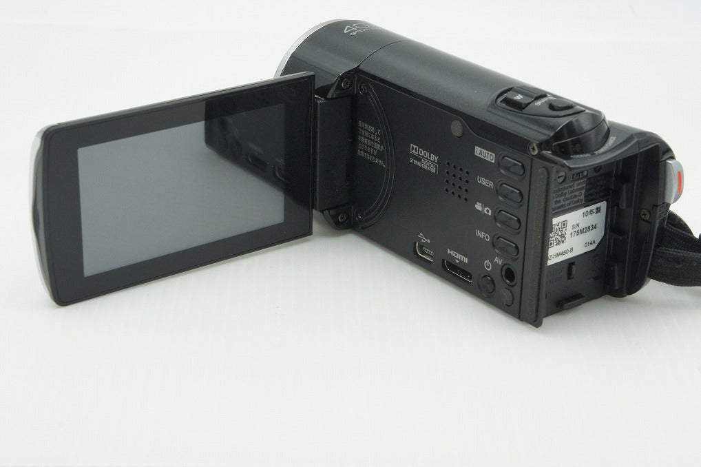 良品 JVC ケンウッド Everio GZ-HM450 デジタルビデオカメラ ブラック 260223c