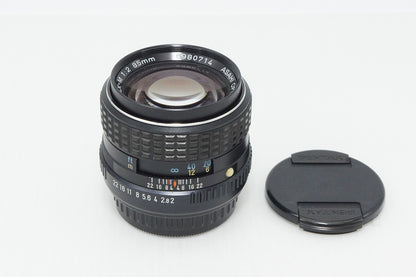 美品 ペンタックス smc PENTAX-M 85mm F2 Kマウント MF 単焦点レンズ 260527an