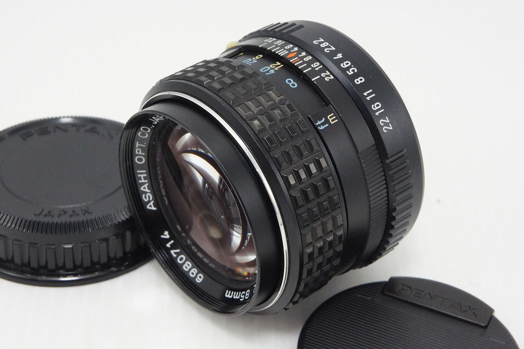 美品 ペンタックス smc PENTAX-M 85mm F2 Kマウント MF 単焦点レンズ
