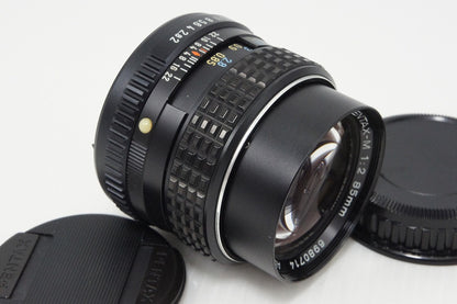 美品 ペンタックス smc PENTAX-M 85mm F2 Kマウント MF 単焦点レンズ 260527an