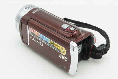 Good condition JVC Kenwood Everio GZ-E265 Digital Video Camera Red with original box 260221w