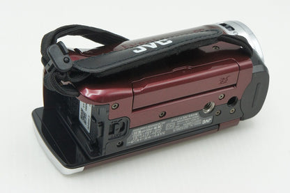 Good condition JVC Kenwood Everio GZ-E265 Digital Video Camera Red with original box 260221w