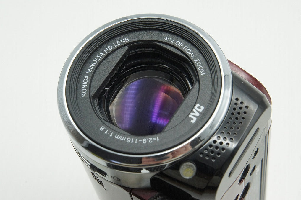 Good condition JVC Kenwood Everio GZ-E265 Digital Video Camera Red with original box 260221w