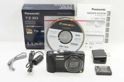 訳あり品 Panasonic パナソニック LUMIX DMC TZ30 コンパクトデジタルカメラ ブラック 元箱付 250610c