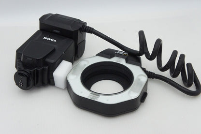 良品 SIGMA シグマ ELECTRONIC FLASH MACRO EM-140 DG EO-ETTL II Canon用 キヤノン 251217h