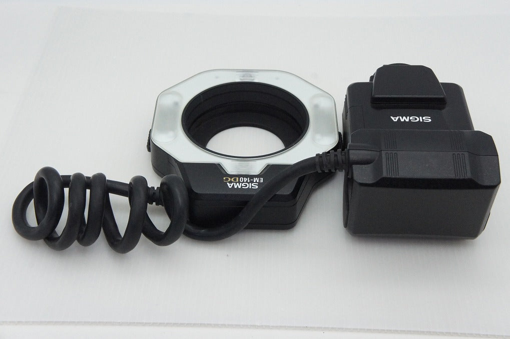 良品 SIGMA シグマ ELECTRONIC FLASH MACRO EM-140 DG EO-ETTL II Canon用 キヤノン 251217h