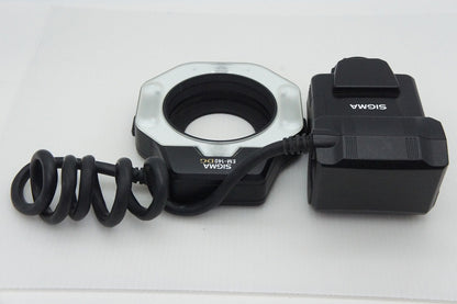 良品 SIGMA シグマ ELECTRONIC FLASH MACRO EM-140 DG EO-ETTL II Canon用 キヤノン 251217h