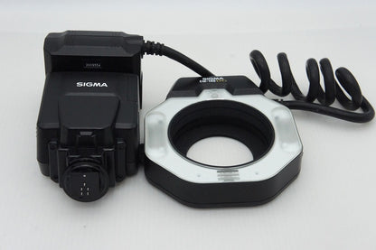良品 SIGMA シグマ ELECTRONIC FLASH MACRO EM-140 DG EO-ETTL II Canon用 キヤノン 251217h