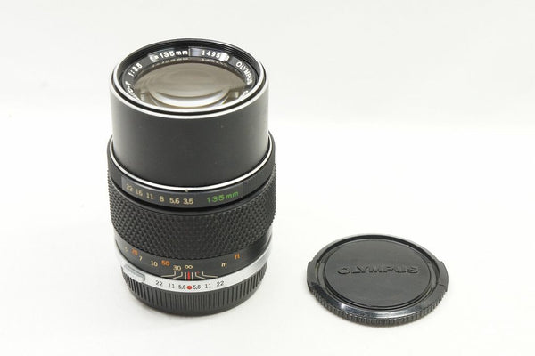 良品 OLYMPUS オリンパス OM-SYSTEM E.ZUIKO AUTO-T 135mm F3.5 OMマウント MF 単焦点レンズ 250106g