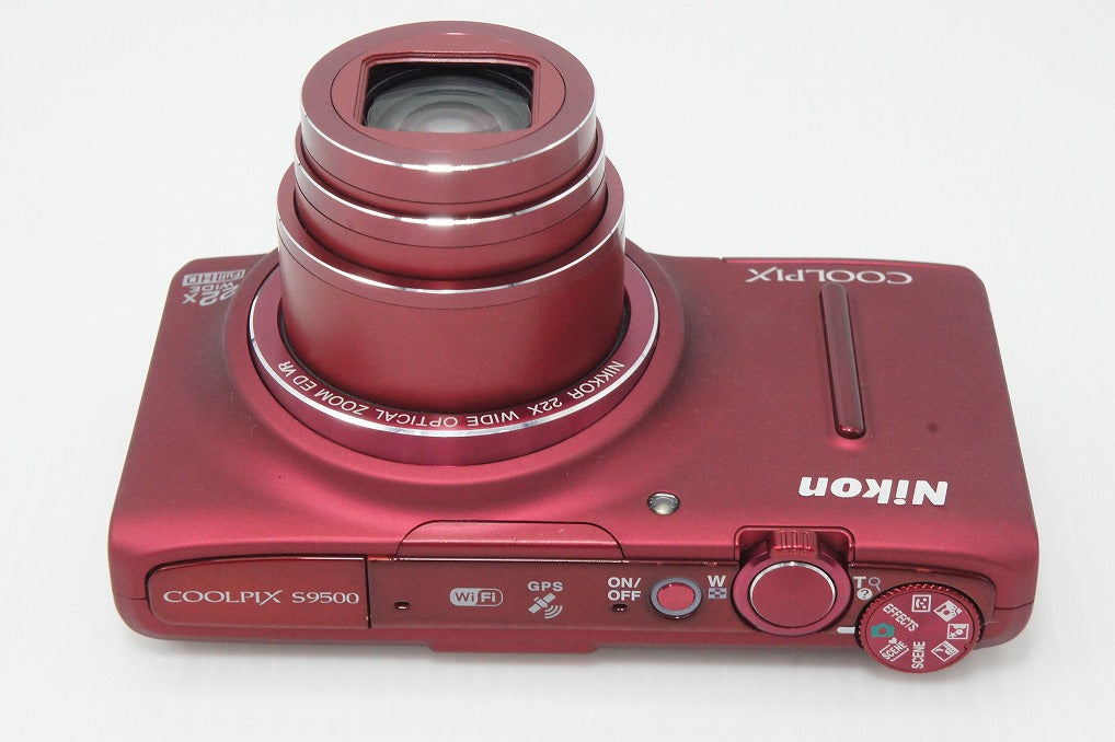 良品 Nikon ニコン COOLPIX S9500 コンパクトデジタルカメラ ヴェルヴェットレッド 260401c