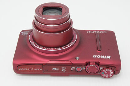 良品 Nikon ニコン COOLPIX S9500 コンパクトデジタルカメラ ヴェルヴェットレッド 260401c