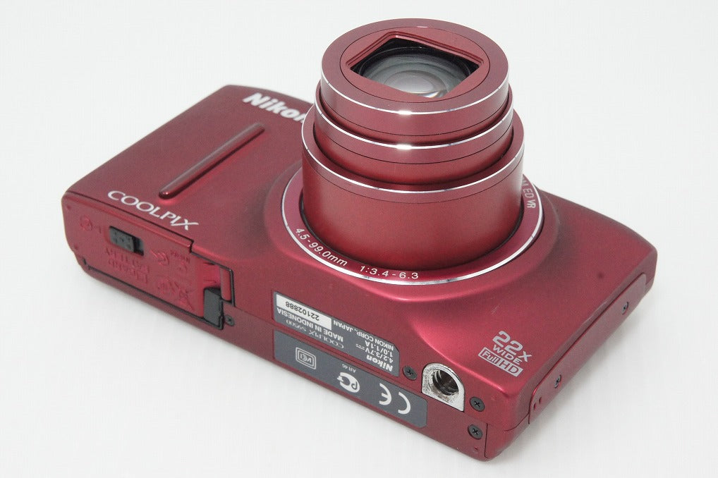 良品 Nikon ニコン COOLPIX S9500 コンパクトデジタルカメラ ヴェルヴェットレッド 260401c