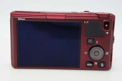 良品 Nikon ニコン COOLPIX S9500 コンパクトデジタルカメラ ヴェルヴェットレッド 260401c