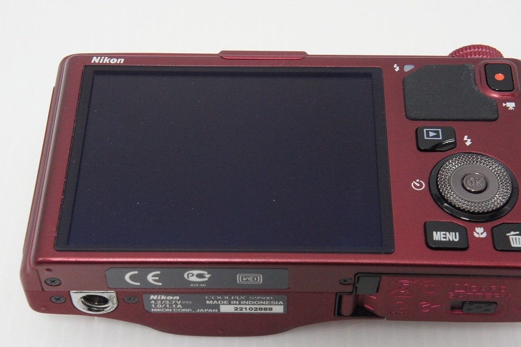 良品 Nikon ニコン COOLPIX S9500 コンパクトデジタルカメラ ヴェルヴェットレッド 260401c