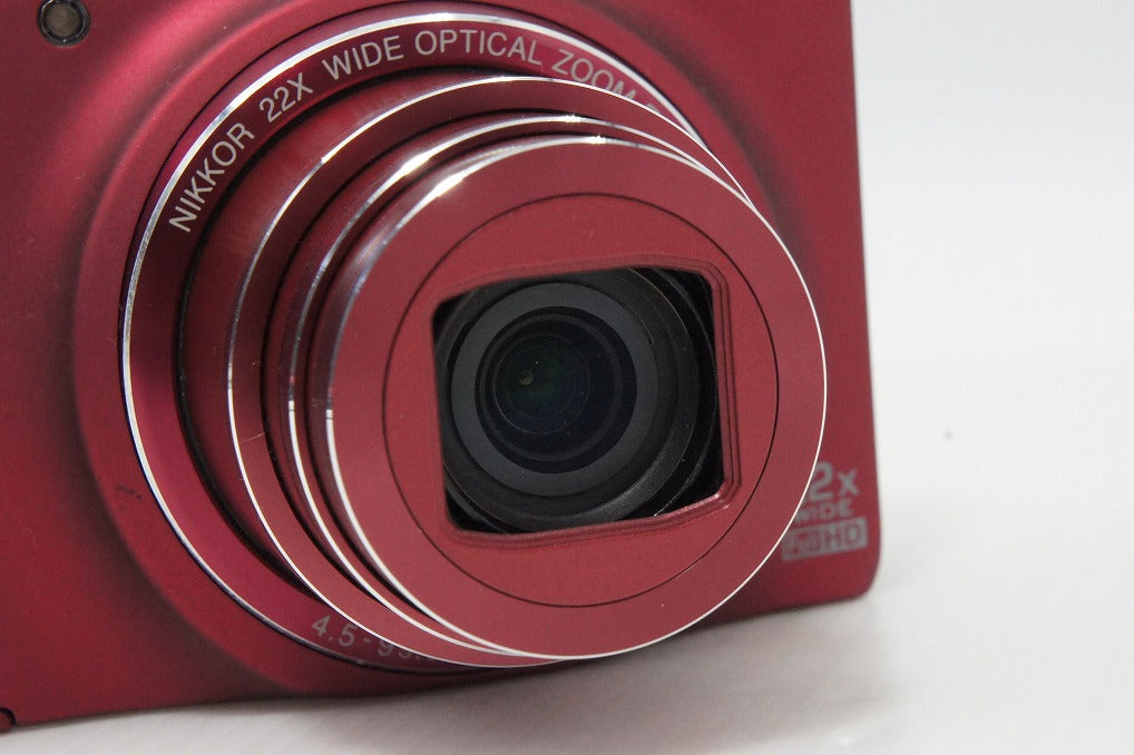 良品 Nikon ニコン COOLPIX S9500 コンパクトデジタルカメラ ヴェルヴェットレッド 260401c