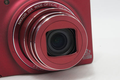 良品 Nikon ニコン COOLPIX S9500 コンパクトデジタルカメラ ヴェルヴェットレッド 260401c