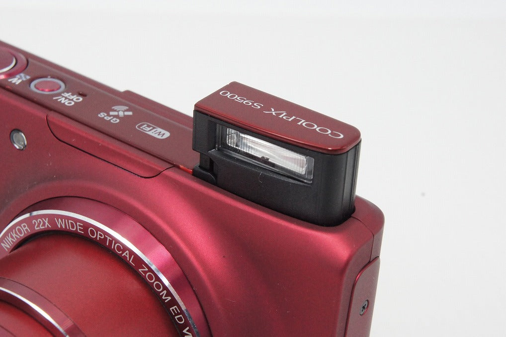 良品 Nikon ニコン COOLPIX S9500 コンパクトデジタルカメラ ヴェルヴェットレッド 260401c