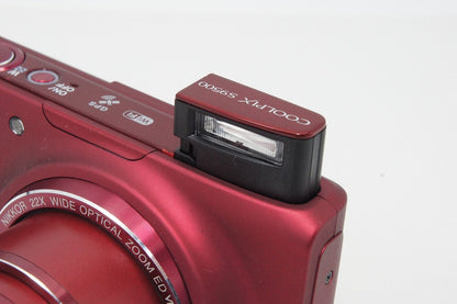 良品 Nikon ニコン COOLPIX S9500 コンパクトデジタルカメラ ヴェルヴェットレッド 260401c