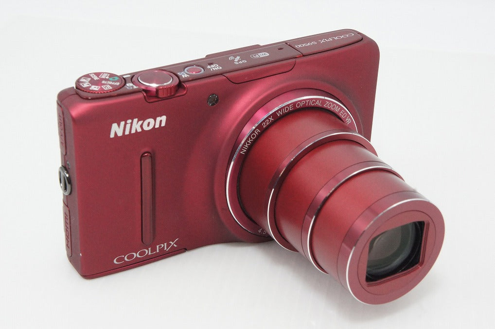 良品 Nikon ニコン COOLPIX S9500 コンパクトデジタルカメラ ヴェルヴェットレッド 260401c