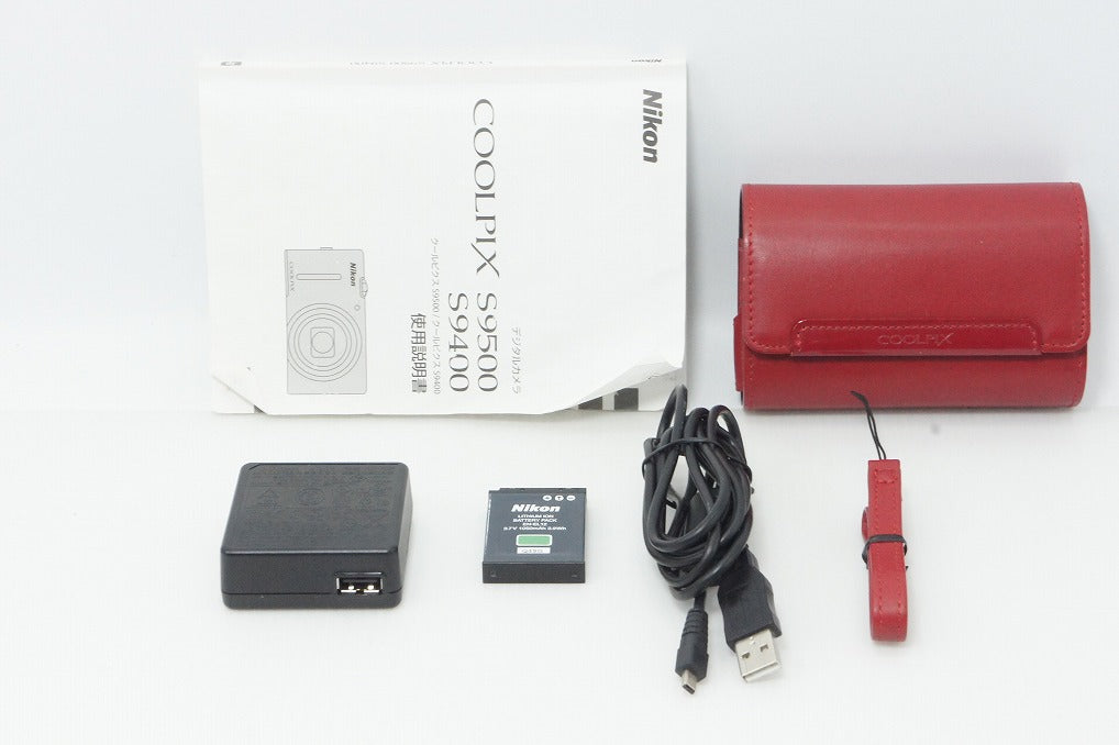 良品 Nikon ニコン COOLPIX S9500 コンパクトデジタルカメラ ヴェルヴェットレッド 260401c