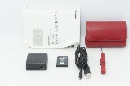 良品 Nikon ニコン COOLPIX S9500 コンパクトデジタルカメラ ヴェルヴェットレッド 260401c