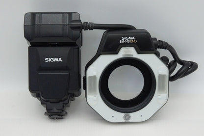 SIGMA シグマ ELECTRONIC FLASH MACRO EM-140 DG EO-ETTL II Canon用 キヤノン 251217g