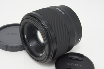 良品 SONY ソニー FE 50mm F1.8 SEL50F18F Eマウント 単焦点レンズ フルサイズ フード付 260527ak