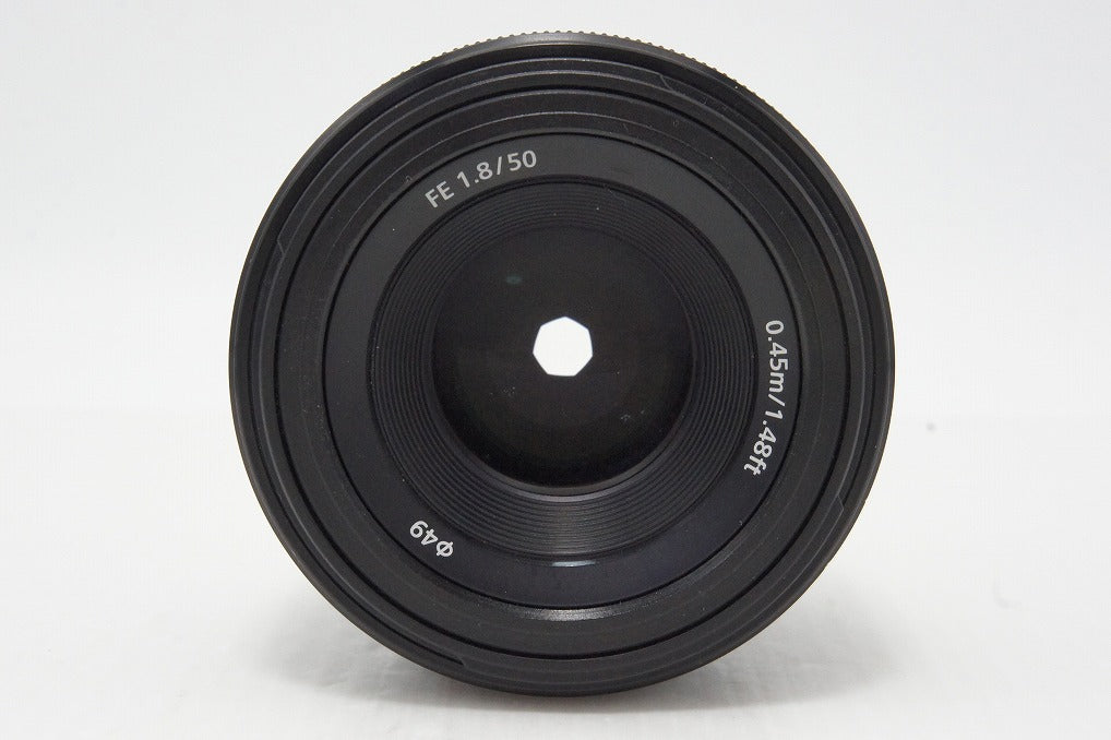 良品 SONY ソニー FE 50mm F1.8 SEL50F18F Eマウント 単焦点レンズ フルサイズ フード付 260527ak