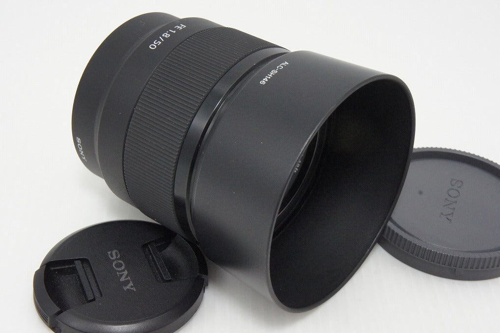 良品 SONY ソニー FE 50mm F1.8 SEL50F18F Eマウント 単焦点レンズ フルサイズ フード付 260527ak
