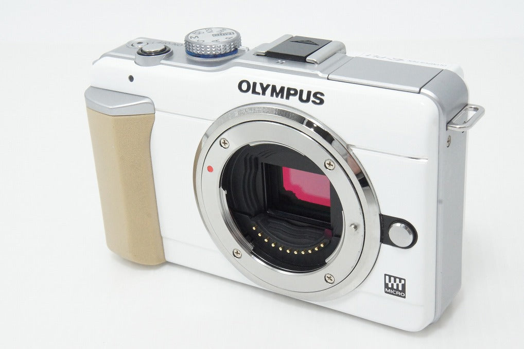 OLYMPUS オリンパス PEN Lite E-PL1 ボディ ミラーレス一眼カメラ ホワイト 元箱付 260401s