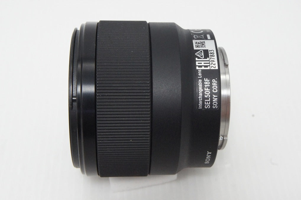良品 SONY ソニー FE 50mm F1.8 SEL50F18F Eマウント 単焦点レンズ フルサイズ フード付 260527ak
