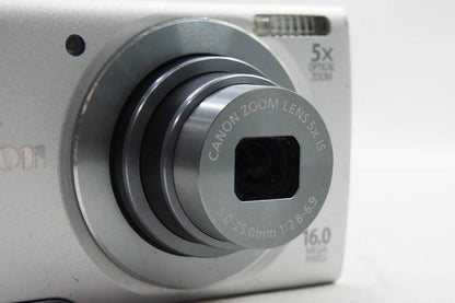 Canon キヤノン PowerShot A3500 IS コンパクトデジタルカメラ シルバー 250605d