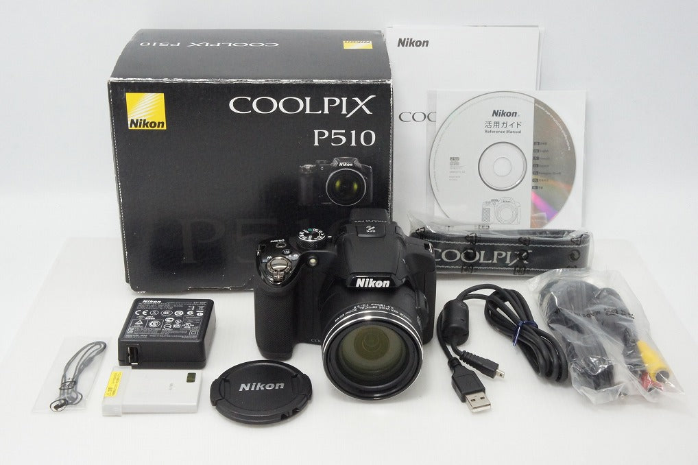 美品 Nikon ニコン COOLPIX P510 デジタルカメラ ブラック付 元箱 260401a