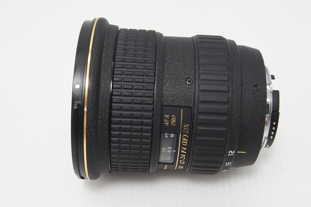 美品 Tokina トキナー AT-X PRO DX 12-24mm F4 ASPHERICAL IF Nikon Fマウント APS-C ズームレンズ フード付 260528o