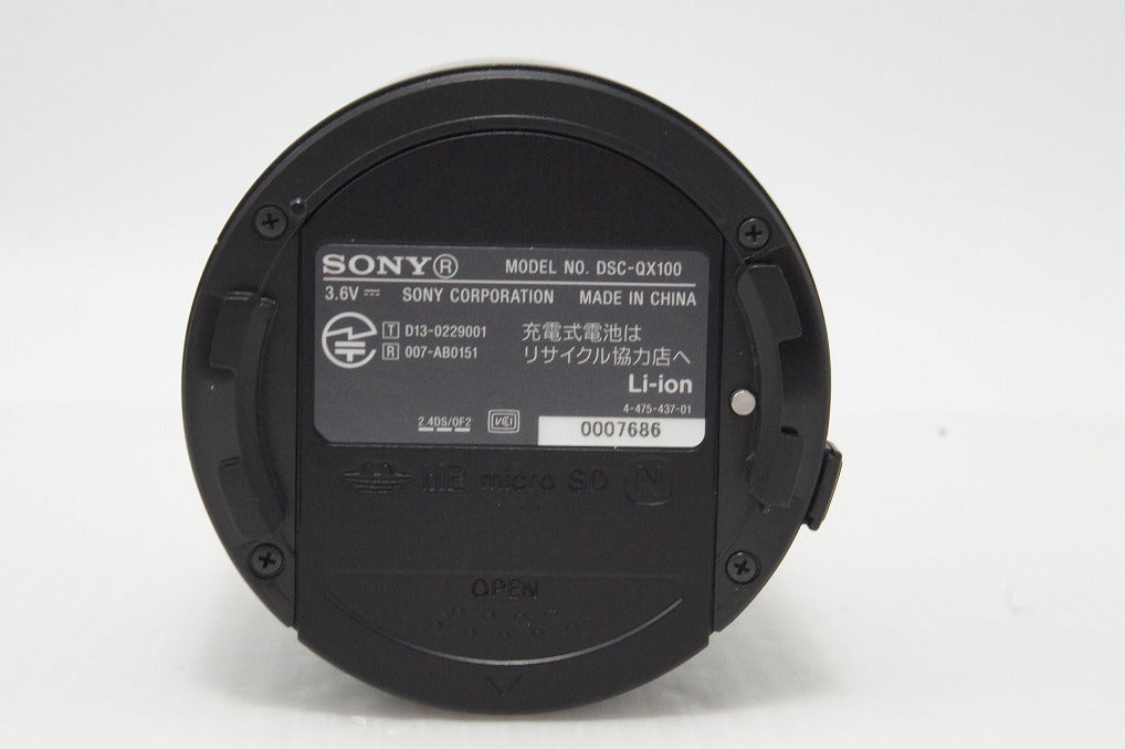 美品 SONY ソニー Cyber-shot DSC-QX100 レンズスタイル デジタルカメラ ケース付 260527cc